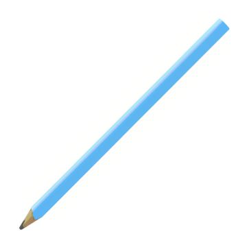Zimmermannsbleistift oval glänzend, 24 cm, HB, FSC light_blue