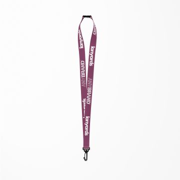 Schlüsselband - Lanyard mit J-Hook Kunststoffclip und Sicherheitsverschluss