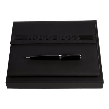 HUGO BOSS Set HUGO BOSS (kugelschreiber & A5 schreibmappe)