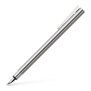 Faber Castell Neo Slim Metall glaenzend Fuellfederhalter