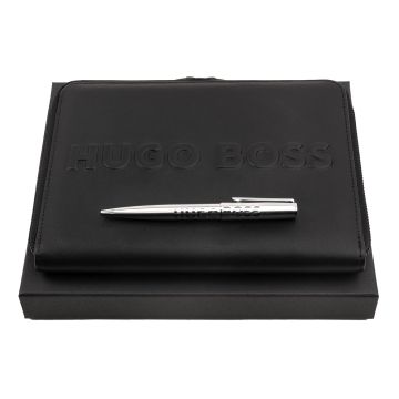 HUGO BOSS Set Label (kugelschreiber & A5 konferenzmappe)