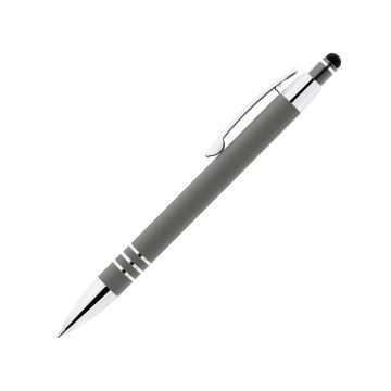 Alina Soft-Touch Kugelschreiber aus Metall mit Stylus
