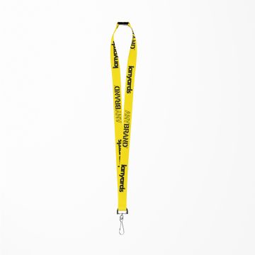 Schlüsselband - Lanyard mit J-Hook Stahlclip und Sicherheitsverschluss