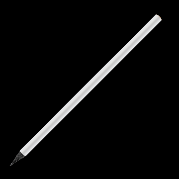Designbleistift rund schwarz durchgefärbt farbig, FSC white