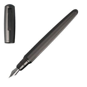 HUGO BOSS Füllfederhalter Pure Matte Dark Chrome