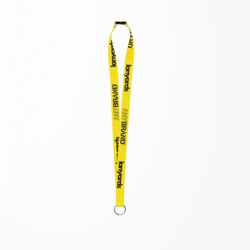 Schlüsselband - Lanyard mit Stahlring und Sicherheitsverschluss