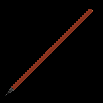 Designbleistift rund schwarz durchgefärbt farbig, FSC dark_red