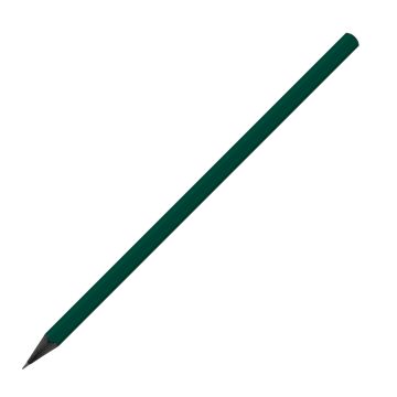 Designbleistift sechskant schwarz durchgefärbt farbig, FSC dark_green