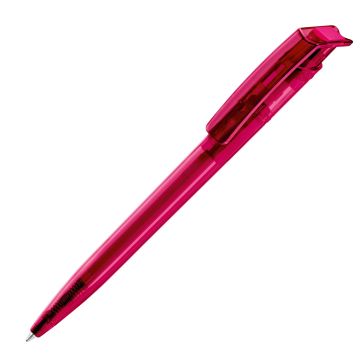 RECYCLED PET PEN transparent, magenta