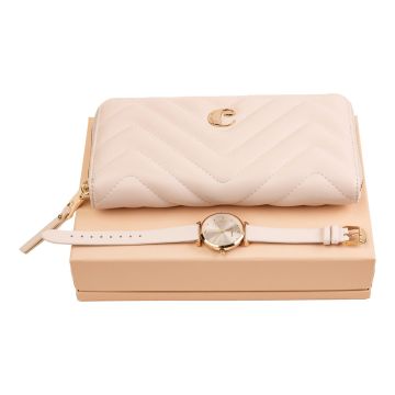 Cacharel Set Odeon Off-white (brieftasche & armbanduhr)