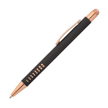 Bokaj Metallkugelschreiber roségold mit Stylus