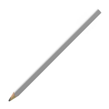 Zimmermannsbleistift oval glänzend, 24 cm, HB, FSC silver
