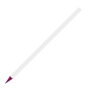 Designbleistift rund bunt durchgefärbt, weiß matt dark_purple