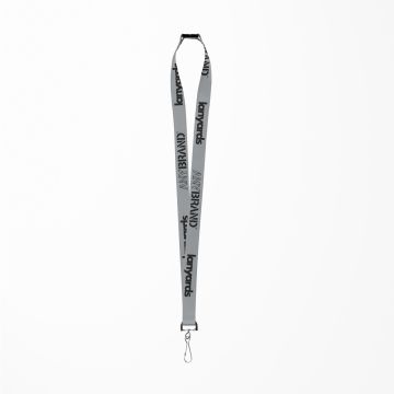 Schlüsselband - Lanyard mit J-Hook Stahlclip und Sicherheitsverschluss