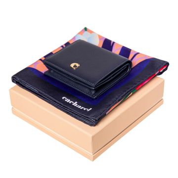 Cacharel Set Cacharel Navy (brieftasche & halstuch)