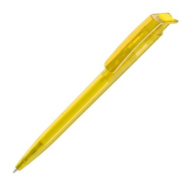 RECYCLED PET PEN transparent, gelb