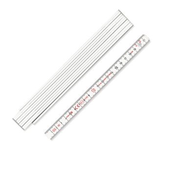 Stabila Zollstock 1007 weiß (2m) - Serie 1000