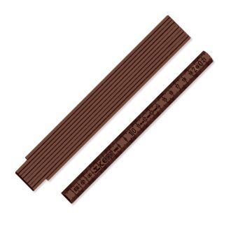 Zollstock aus Holz B400 2m in braun