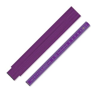 Zollstock aus Holz B400 2m in lila