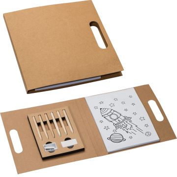 Malbuch in recyceltem Einband Malbuch in recyceltem Einband