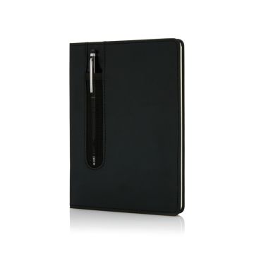 Basic Hardcover PU A5 Notizbuch mit Stylus-Stift Basic Hardcover PU A5 Notizbuch mit Stylus-Stift