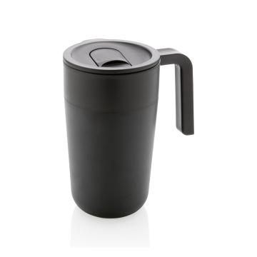GRS recycelte PP und Stainless Steel Tasse mit Griff GRS recycelte PP und Stainless Steel Tasse mit Griff