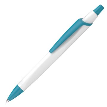 Schneider Reco Basic Kugelschreiber Blauer Engel weiß / türkis Schneider Reco Basic Kugelschreiber Blauer Engel weiß / türkis