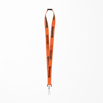 Schlüsselband - Lanyard mit J-Hook Stahlclip und Sicherheitsverschluss