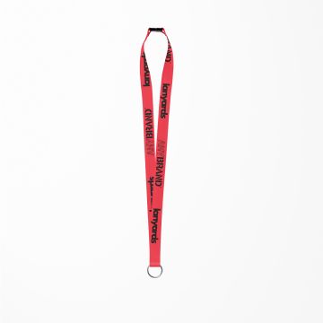 Schlüsselband - Lanyard mit Stahlring und Sicherheitsverschluss Schlüsselband - Lanyard mit Stahlring und Sicherheitsverschluss