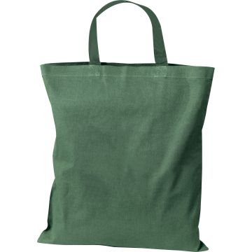 Baumwolltasche mit kurzen Henkeln Baumwolltasche mit kurzen Henkeln