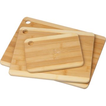 3er Set Bambus Schneidebretter 3er Set Bambus Schneidebretter