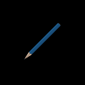 Bleistift sechskant farbig kurz, FSC blue Bleistift sechskant farbig kurz, FSC blue