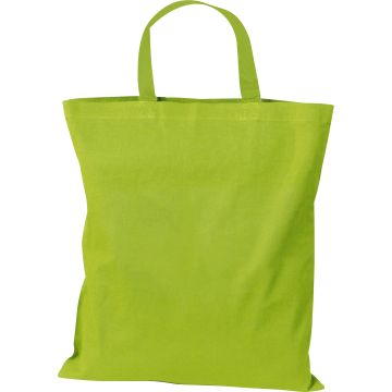 Baumwolltasche mit kurzen Henkeln Baumwolltasche mit kurzen Henkeln