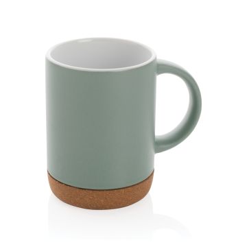 Keramikbecher mit Korkboden