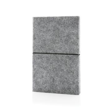 A5-Softcover-Notizbuch aus GRS zertifiert recyceltem Filz A5-Softcover-Notizbuch aus GRS zertifiert recyceltem Filz