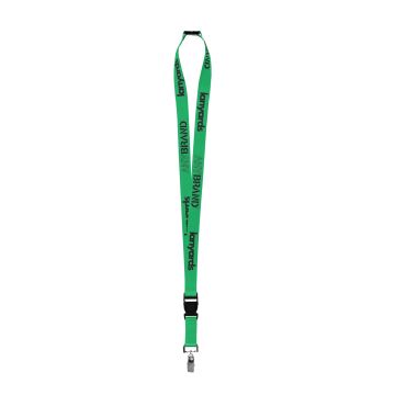 Schlüsselband - Lanyard mit Bulldog Stahlclip, Sicherheitsverschluss und Trennclip Schlüsselband - Lanyard mit Bulldog Stahlclip, Sicherheitsverschluss und Trennclip
