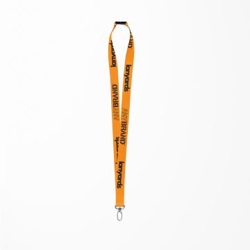 Schlüsselband - Lanyard mit Oval Hook Kunststoffclip und Sicherheitsverschluss