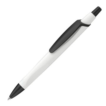 Schneider Reco Max Kugelschreiber Blauer Engel weiß / schwarz Schneider Reco Max Kugelschreiber Blauer Engel weiß / schwarz