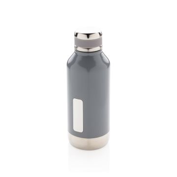 Auslaufsichere Vakuumflasche mit Logoplatte Auslaufsichere Vakuumflasche mit Logoplatte