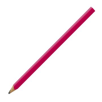 Zimmermannsbleistift oval matt 24 cm, HB, FSC red