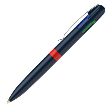 Schneider Take 4 Promo Vier-Schreibfarben Kugelschreiber blau / rot Schneider Take 4 Promo Vier-Schreibfarben Kugelschreiber blau / rot