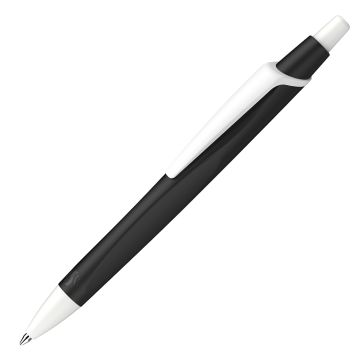 Schneider Reco Basic Kugelschreiber Blauer Engel schwarz / weiß Schneider Reco Basic Kugelschreiber Blauer Engel schwarz / weiß