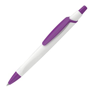 Schneider Reco Max Kugelschreiber Blauer Engel weiß / lila Schneider Reco Max Kugelschreiber Blauer Engel weiß / lila