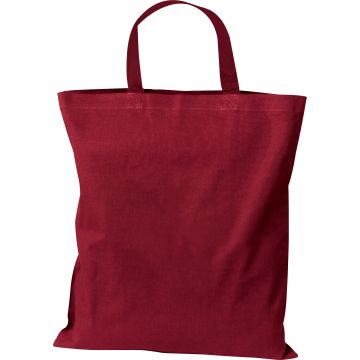 Baumwolltasche mit kurzen Henkeln Baumwolltasche mit kurzen Henkeln
