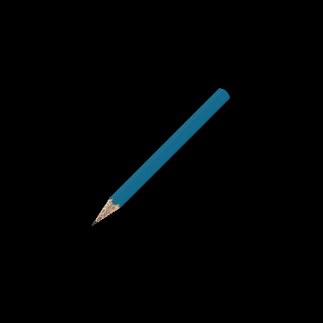 Bleistift sechskant farbig kurz, FSC dark_blue_ Bleistift sechskant farbig kurz, FSC dark_blue_
