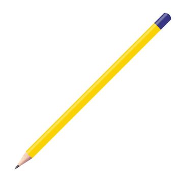 Staedtler Bleistift gelb mit farbiger Tauchkappe rund Staedtler Bleistift gelb mit farbiger Tauchkappe rund