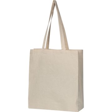 Bio Baumwolltasche mit Bodenfalte Bio Baumwolltasche mit Bodenfalte
