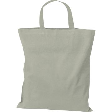Baumwolltasche mit kurzen Henkeln Baumwolltasche mit kurzen Henkeln
