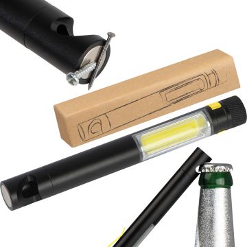 COB Taschenlampe mit Flaschenöffner COB Taschenlampe mit Flaschenöffner