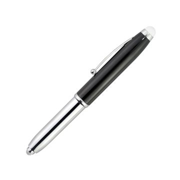 3-Funktionen Kugelschreiber Crowley mit Licht und Touchpen
